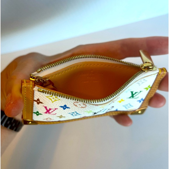 Luis Vuitton Murakami Clés 2003 Keychain Coin-purse - White/Multicolor - Picture 3 of 11